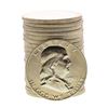 Image 1 : Roll of (20) Brilliant Uncirculated 1963-D Franklin Half Dollar Coins
