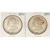 Image 1 : Lot of (2) 1890 $1 Morgan Silver Dollar Coins