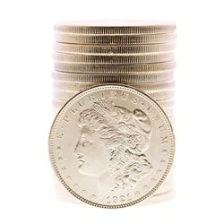 Roll of (20) Brilliant Uncirculated 1921 $1 Morgan Silver Dollar Coins