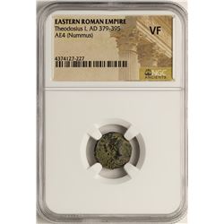 Theodosius I, 379-395 AD Ancient Eastern Roman Empire Coin NGC VF