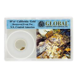 49'er California Gold Recovered from the S.S. Central America