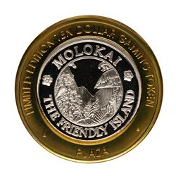 .999 Fine Silver Plaza Casino Las Vegas, NV $10 Limited Edition Gaming Token