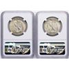 Image 2 : Lot of 1941-D & 1942-D Walking Liberty Half Dollar Coins NGC MS65