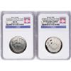 Image 2 : Opening Day 2014-D & 2014-S Baseball Hall of Fame Half Dollar Coins NGC MS70/PF7