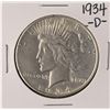 Image 1 : 1934-D $1 Peace Silver Dollar Coin