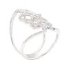 Image 4 : 14KT White Gold 1.00 ctw Diamond Ring