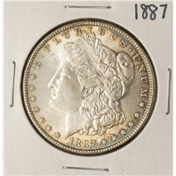 1887 $1 Morgan Silver Dollar Coin Nice Toning