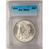 Image 1 : 1890 $1 Morgan Silver Dollar Coin ICG MS62