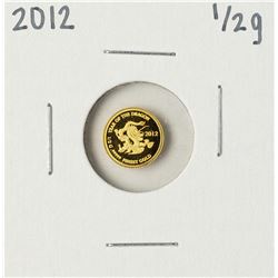 2012 Lao Peoples Democratic Republic 1/2 Gram Dragon Gold Coin