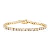 Image 1 : 14KT Yellow Gold 6.25 ctw Diamond Bracelet