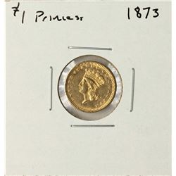 1873 Type 3 $1 Indian Princess Head Gold Dollar Coin