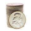 Image 1 : Roll of (20) Brilliant Uncirculated 1963 Franklin Half Dollar Coins