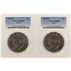 Image 1 : Lot of (2) 1976-D Type 3 Eisenhower Dollar Coins PCGS MS65 Type 2