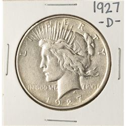 1927-D $1 Peace Silver Dollar Coin
