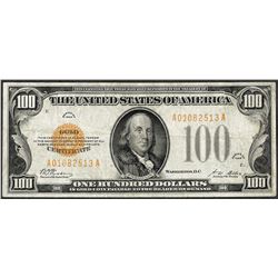 1928 $100 Gold Certificate Note