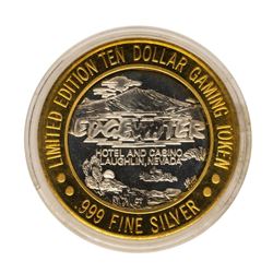 .999 Fine Silver Edgewater Laughlin, Nevada $10 Limited Edition Gaming Token