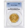 Image 1 : 1881 $10 Liberty Head Eagle Gold Coin PCGS MS61