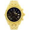 Image 1 : Breitling Mens Windrider Crosswind 18KT Yellow Gold 43mm Black Roman Dial Watch