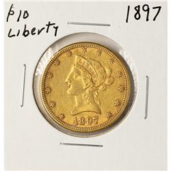 1897 $10 Liberty Head Eagle Gold Coin