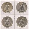 Image 2 : Lot of (2) 1924 & (2) 1925 $1 Peace Silver Dollar Coins