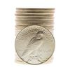 Image 2 : Roll of (20) Brilliant Uncirculated 1922 $1 Peace Silver Dollar Coins