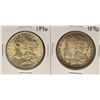 Image 1 : Lot of (2) 1896 $1 Morgan Silver Dollar Coins