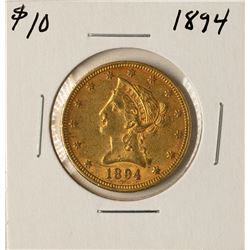 1894 $10 Liberty Head Eagle Gold Coin