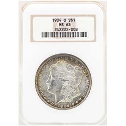 1904-O $1 Morgan Silver Dollar Coin NGC MS63