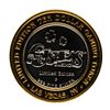 Image 1 : .999 Fine Silver Golden Gate Las Vegas, Nevada $10 Limited Edition Gaming Token