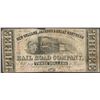Image 1 : 1861 $3 New Orleans, Jackson & Great Northern Rail Road Company Obsolete Note