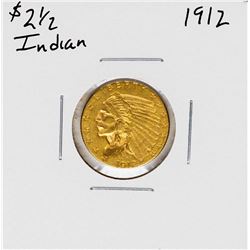 1912 $2 1/2 Indian Head Quarter Eagle Gold Coin