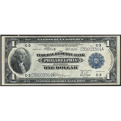 1914 $1 Federal Reserve Bank Philadelphia