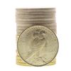 Image 2 : Roll of (20) Brilliant Uncirculated 1923 $1 Peace Silver Dollar Coins