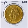 Image 1 : 1866-S $20 Liberty Head Double Eagle Gold Coin