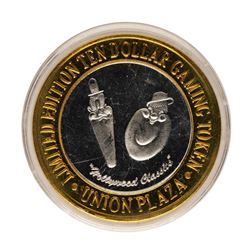 .999 Fine Silver Plaza Casino Las Vegas, NV $10 Limited Edition Gaming Token