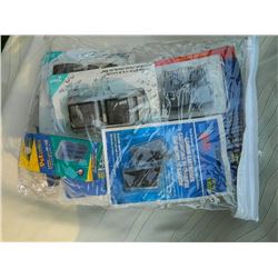ASSORTED BAG OF AQUARIUM FILTER CARTRIDGES - ~12 PC / BG