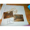 Image 1 : BAG OF ASSORTED - WOOD PEPSI BOX ENDS, PINWHEEL ASHTRAY & MORE