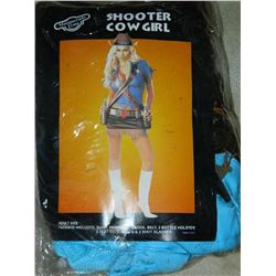 COSTUME - SHOOTER COW GIRL - BLUE
