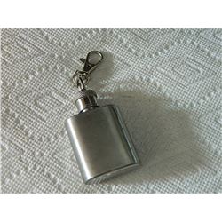 KEYCHAIN - STAINLESS STEEL FLASK - 1oz