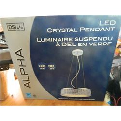 LED CRYSTAL PENDANT CHANDELIER - WORKING