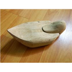 NEW HAND CRAFTED BURL TRINKET BOX - DUCK DESIGN - PULL HEAD TO REVEAL BOX