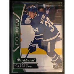 2016-17 Parkhurst Rookies Auston Matthews Card #PR-10