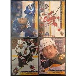 2017-18 Upper Deck Canvas 4 Card Lot Derek Stepan,