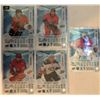 Image 2 : 2017-18 Upper Deck Ice 5 Card Lot Patrick Kane, Brett