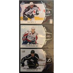 2015-16 Upper Deck Full Force Valuable Assets 3 Card Lot