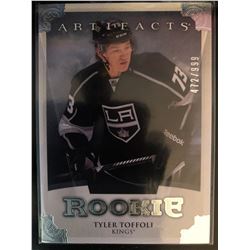 2013-14 Upper Deck Artfiacts Rookie Tyler Toffoli #197