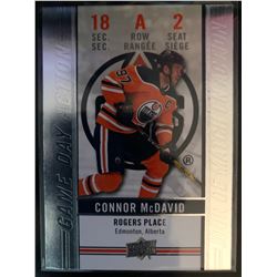 2018-19 Upper Deck Game Day Action Connor Mcdavid