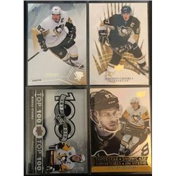 Sidney Crosby 4 Card Lot Superstar Showcase, Top 100,