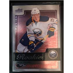 2015-16 Upper Deck Fusion Rookie Jack Eichel Card #R10