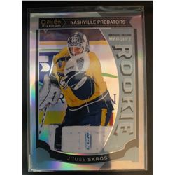 2015-16 O-Pee-Chee Rookie Rainbow Juuse Saros #M27